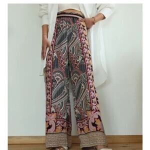 Maeve by Anthropologie Rooibus Wide-Leg Pant Size Small